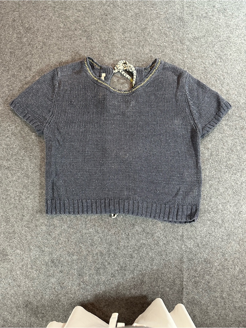 RACHEL Rachel Roy Knit tie back Top